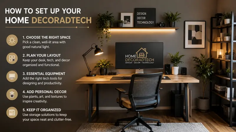 Modern living room showing how to set up my home decoradtech with balanced furniture and stylish accessories